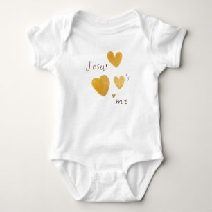 Jesus loves me. One-Piece Bodysuits 