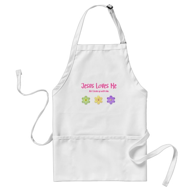 Jesus Loves Me Standard Apron (Front)