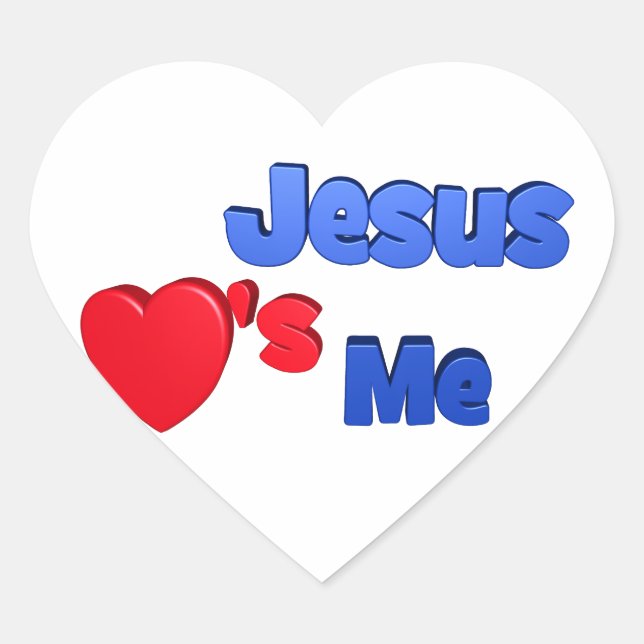 Jesus Loves Me Stickers (Front)