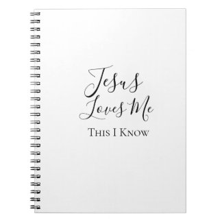 Jesus Loves Me This I Know Photo Notebook