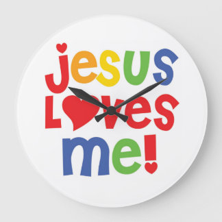 Jesus Loves Me! Wall Clock