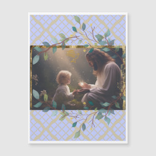 Jesus Loves the Little Children Magnetic Card