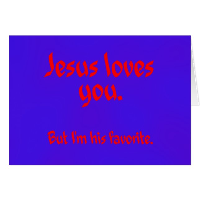 Jesus Loves You (Front Horizontal)