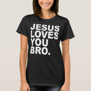 Jesus Loves You Bro - Christian Faith Pullover Hoo