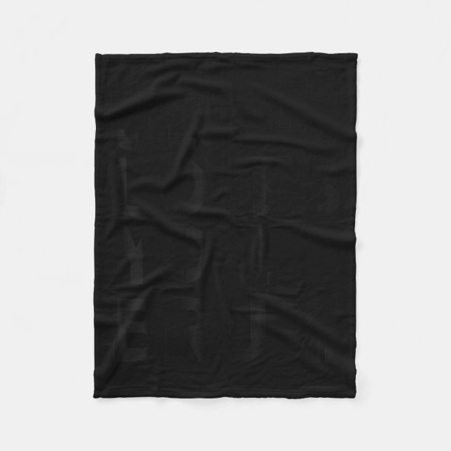 Jesus Loves You Bruh Bro Funny Christian God Son B Fleece Blanket (Front)