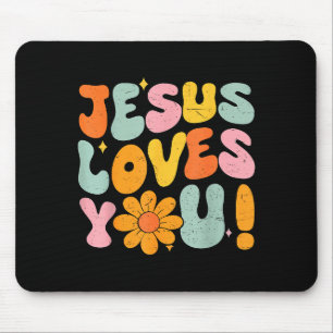 Jesus Loves You Christian Teen Girl God Sister Goo Mouse Pad