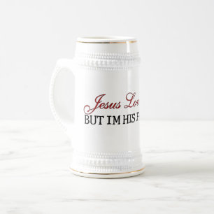 Jesus Loves You Favourite Beer Stein
