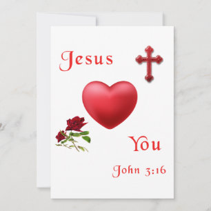 jesus loves you holiday card