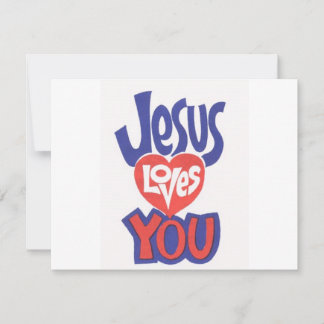 JESUS-LOVES-YOU Invitation