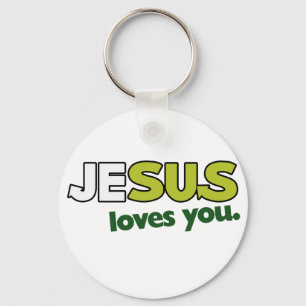 Jesus Loves you Keychain