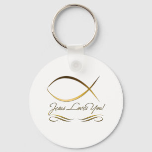 Jesus Loves You Keychain