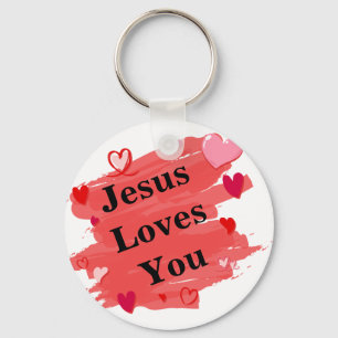 Jesus Loves You Keychain