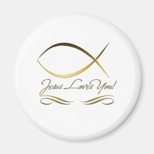 Jesus Loves You Magnet