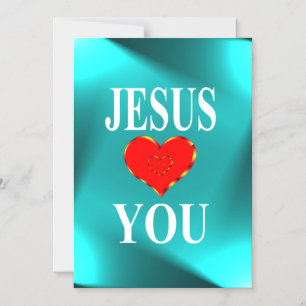 Jesus Loves You Magnetic Invitation