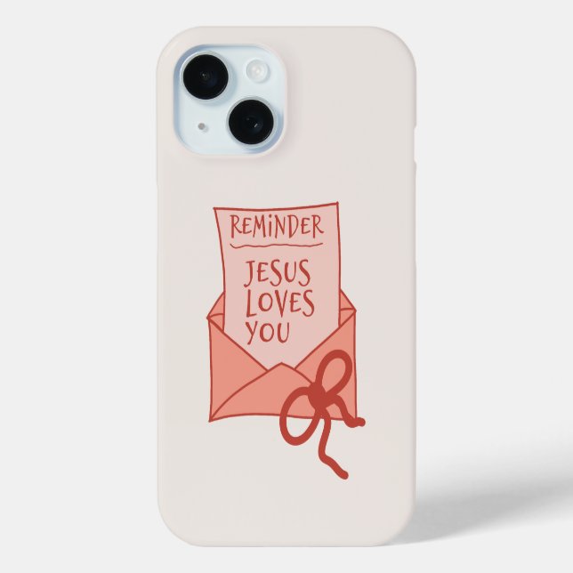Jesus loves you phone case (Back)