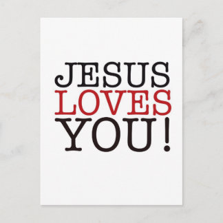 Jesus Loves You! Postcard
