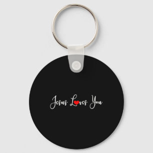 Jesus Loves You - Religious Christian  Keychain