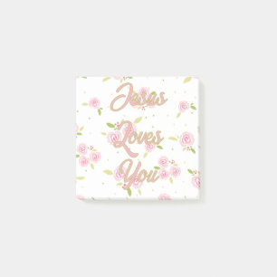 Jesus Loves You Reminder Post-it Notes