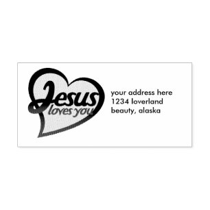 Jesus Loves you Self-inking Stamp