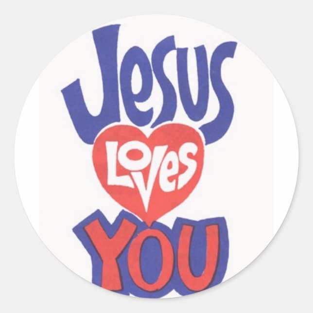 JESUS-LOVES-YOU Stickers (Front)