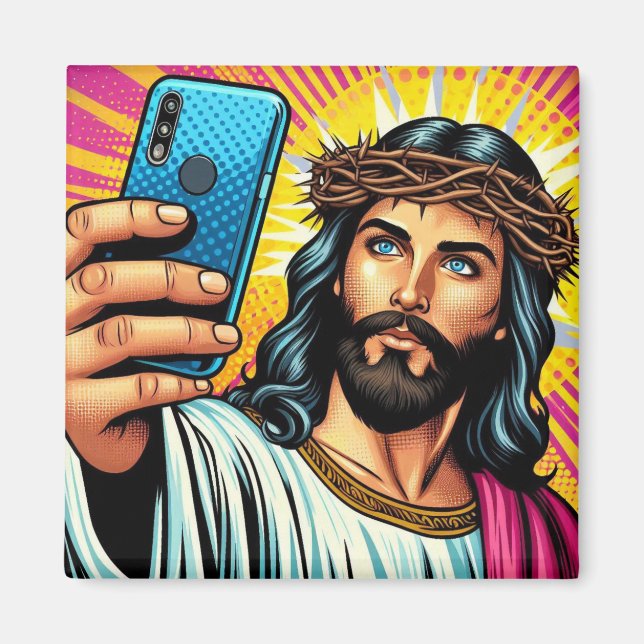 Jesus magnet! magnet (Front)