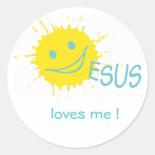 Jésus m'aime ! Autocollant