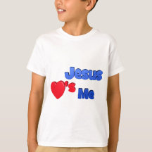 Jésus m'aime le T-shirt des enfants