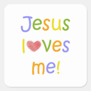 Jésus M'aime Sticker