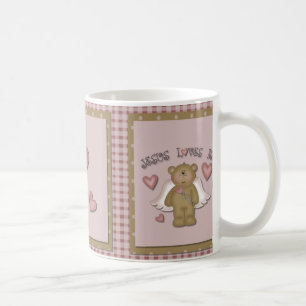 Jésus M'Aime Teddy Ours Angel Mug
