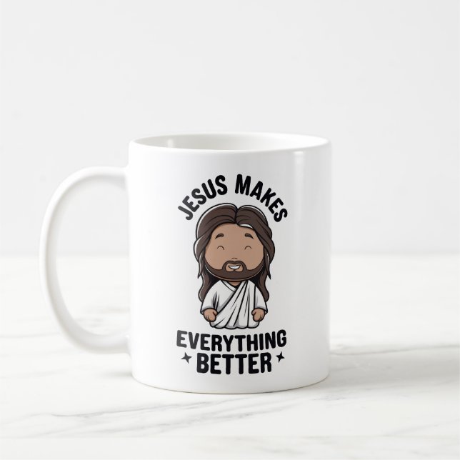 Jesus Makes Everything Better Mug (Left)