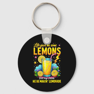 Jesus Making Lemonade Bible Life Gave Me Some Lemo Keychain