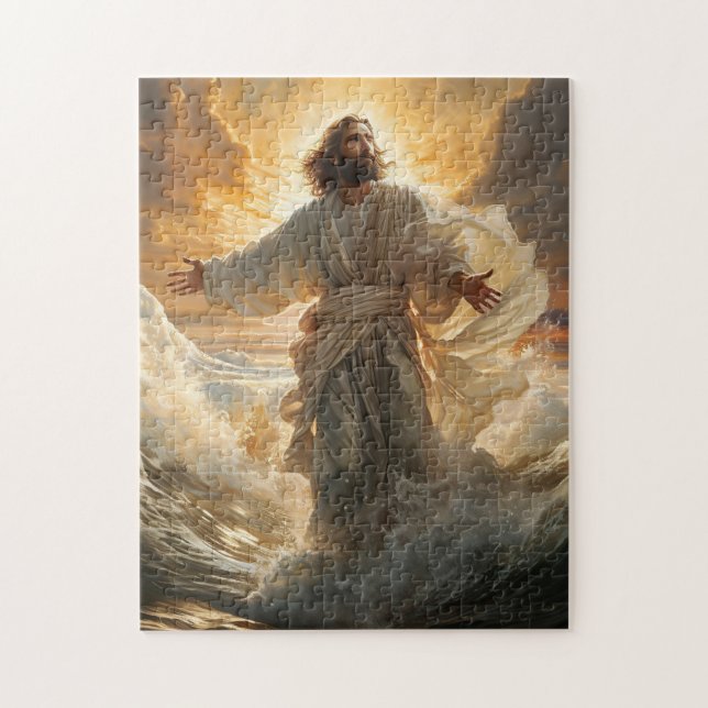 Jésus Marchant Sur L'Eau Puzzle (Vertical)