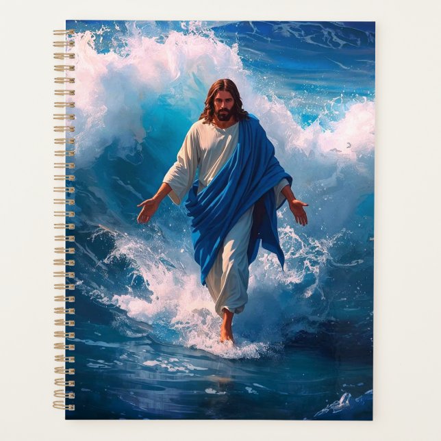 Jésus marche sur le planificateur d'eau (Devant)