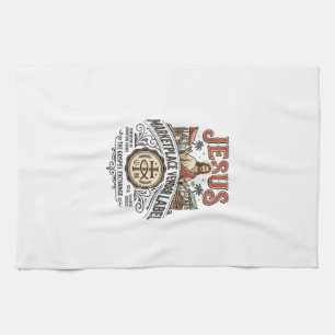 Jesus Marketplace Vendor Label Jesus Marketplace V Kitchen Towel