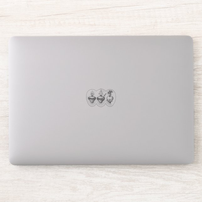 Jesus Mary and Joseph Hearts Vinyl Decal Sticker (Ordinateur)