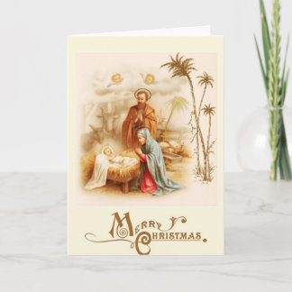 Jesus, Mary, and Joseph Holiday Card