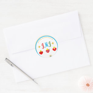 Jesus Mary & Joseph Classic Round Sticker