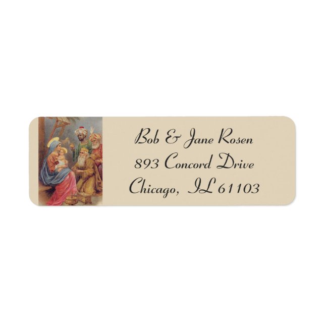 Jesus Mary Joseph Nativity Manger Flowers (Front)