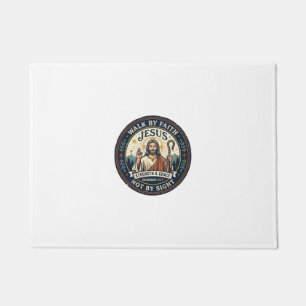 Jesus Matcha Cafe Trend Shirt Christian Graphic_1 Doormat