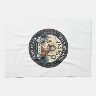 Jesus Matcha Cafe Trend Shirt Christian Graphic_1 Kitchen Towel
