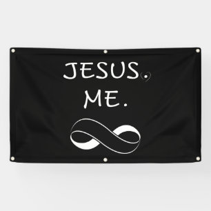 Jesus Me Infinity Banners Christian Inspiration