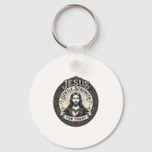 Jesus Memory Care Alzheimer Caregiver Shirt Christ Keychain