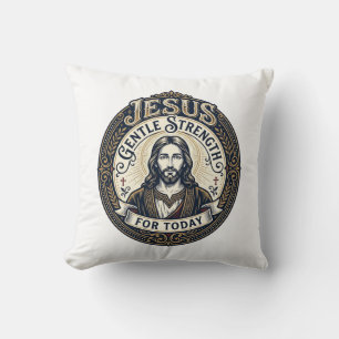 Jesus Memory Care Alzheimer Caregiver Shirt Christ Throw Pillow