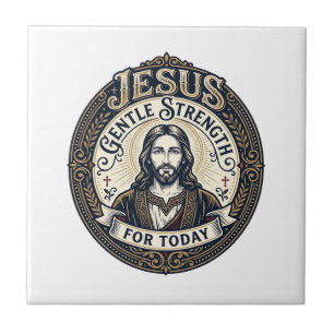 Jesus Memory Care Alzheimer Caregiver Shirt Christ Tile