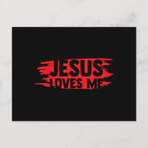 Jesus Men Women Kids Fun Christian Bible Faith Jes Holiday Postcard