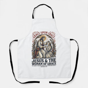 Jesus Menopause Midlife Women Encouragement Shirt Apron