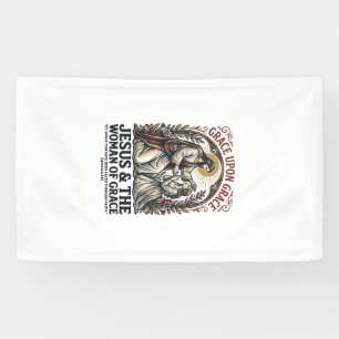 Jesus Menopause Midlife Women Encouragement Shirt Banner