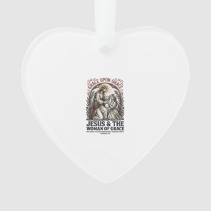 Jesus Menopause Midlife Women Encouragement Shirt Ornament