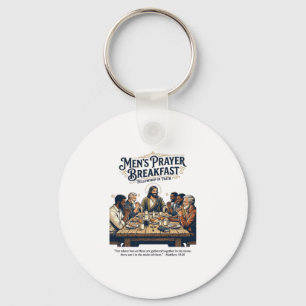 Jesus Mens Group Brotherhood Retreat T-Shirt Inspi Keychain