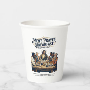 Jesus Mens Group Brotherhood Retreat T-Shirt Inspi Paper Cups